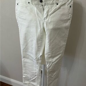 Prana Women’s White Denim Pants size 4